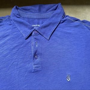 John Varvatos USA Men’s Polo - Size L, Blue